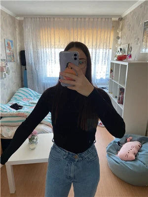 T Shirt Women Turtleneck Spring Top Sexy Elasticity T-Shirt Korean Tee Woman Clothes Slim Tshirt Female Skinny Long Sleeve Tops