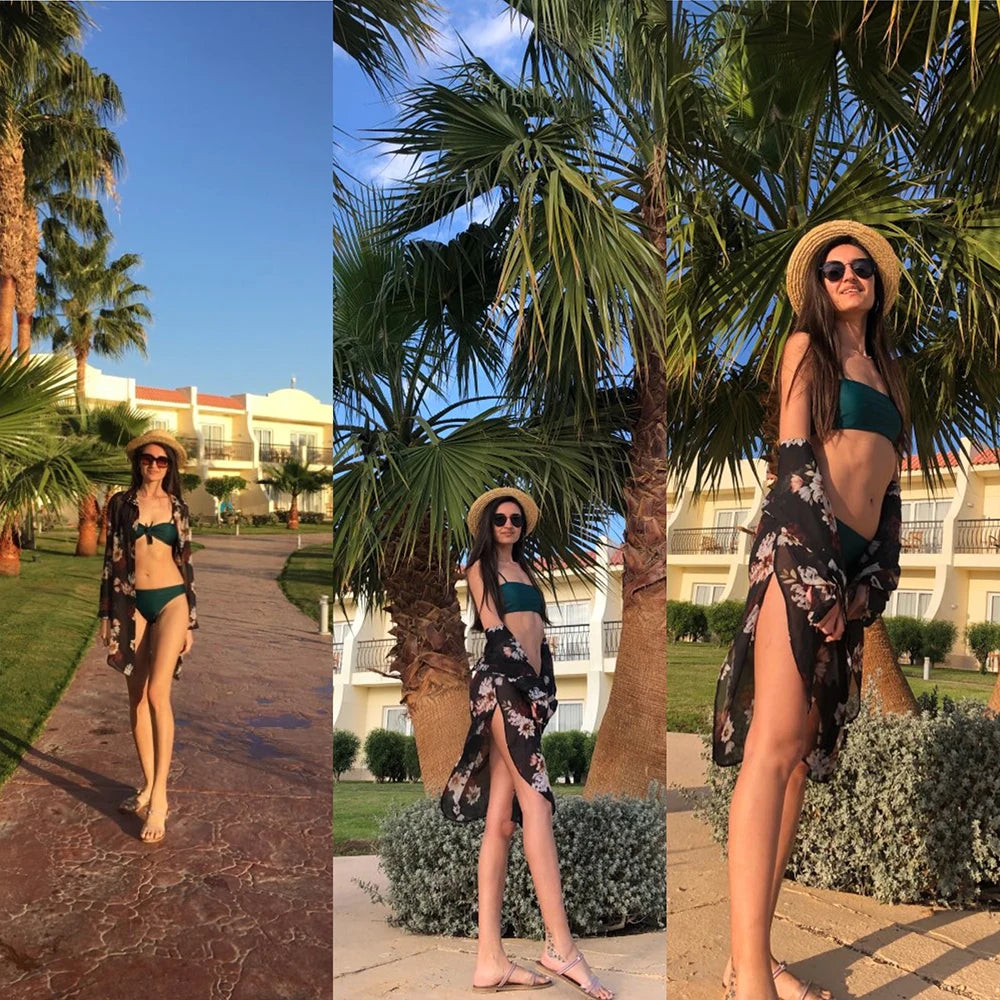 ZTVitality Sexy Solid Bow Bikinis Push Up Bikini 2021 Straps Padded Low Waist Swimsuit Bandage Swimwear Women Brazilian Biquini