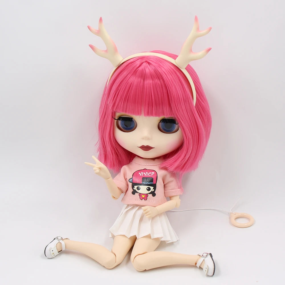 ICY DBS Blyth doll Clothes Christmas Gift toy rainbow dress white shirt white skirt anime outfits