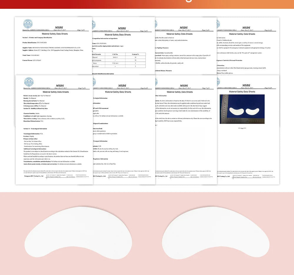 NAGARAKU 60 pairs/pack Under Eye Pads Patches Gel Patch for Eyelash Extensions Make up Tools Under eye pads