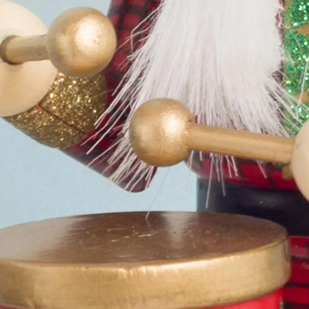 Fabulous Christmas Music Box Wooden Musical Sacredness And Heroism Soldier Drummer Nutcracker Home Decor Ornament Christmas Gift
