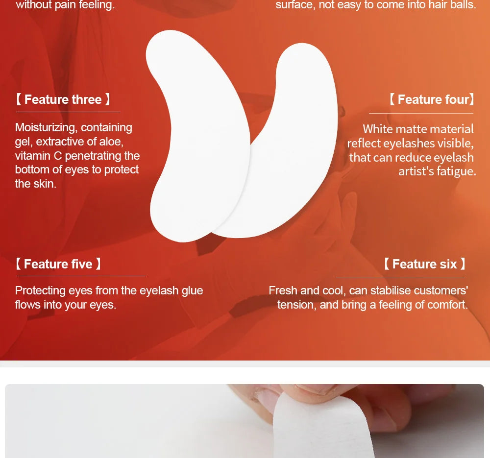 NAGARAKU 60 pairs/pack Under Eye Pads Patches Gel Patch for Eyelash Extensions Make up Tools Under eye pads