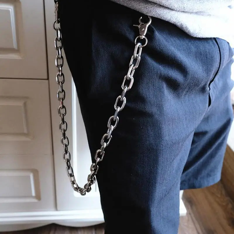 Fashion Punk Hip-hop Chain for Pants Waist Chain Accessories Pants Chain Women Men Metal Pant Chain On Jeans Gadgets for Men