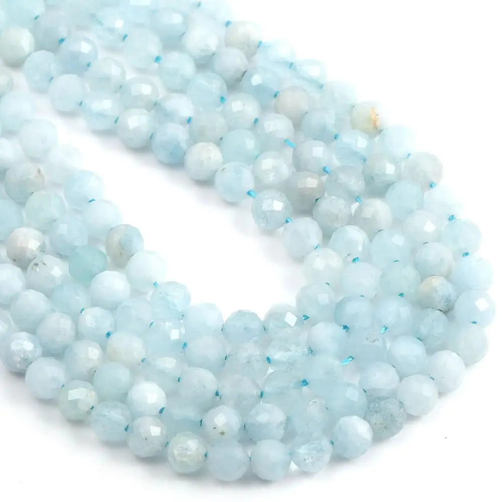 Small Beads Natural Stone Beads Tourmaline Sapphir 2,3,4,5mm Section Loose Beads for Jewelry Making Necklace DIY Bracelet (38cm)