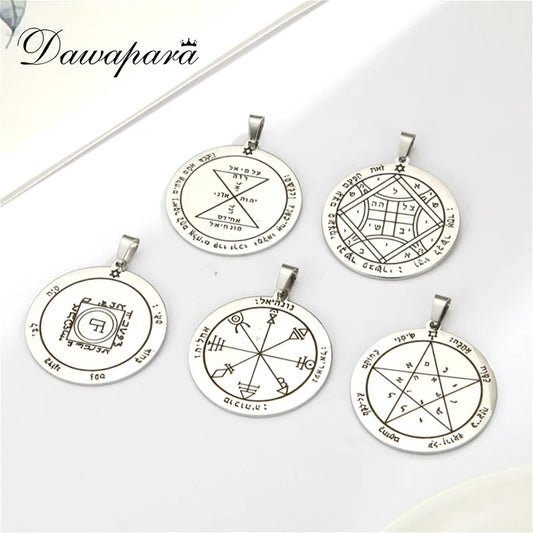 Dawapara DIY Accessories Solomon Pentacle of Venus Amulet Promotes and Strengthen Friendships Talisman Pendant for Necklace