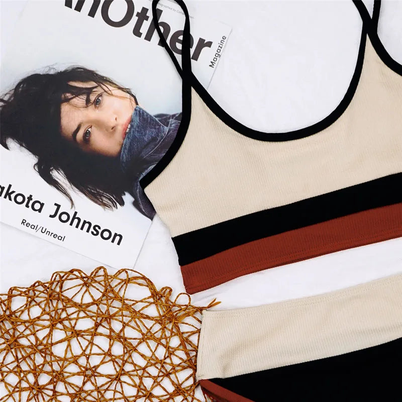 Push Up Swimsuit Female Patchwork Swimwear For Women Bathing Suit High Waist Bikini Set Sport Wear Swimming Suit Sexy Bikini