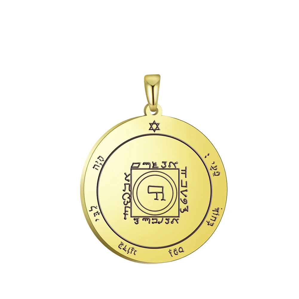 Dawapara DIY Accessories Solomon Pentacle of Venus Amulet Promotes and Strengthen Friendships Talisman Pendant for Necklace