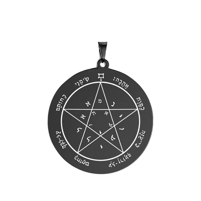Dawapara DIY Accessories Solomon Pentacle of Venus Amulet Promotes and Strengthen Friendships Talisman Pendant for Necklace