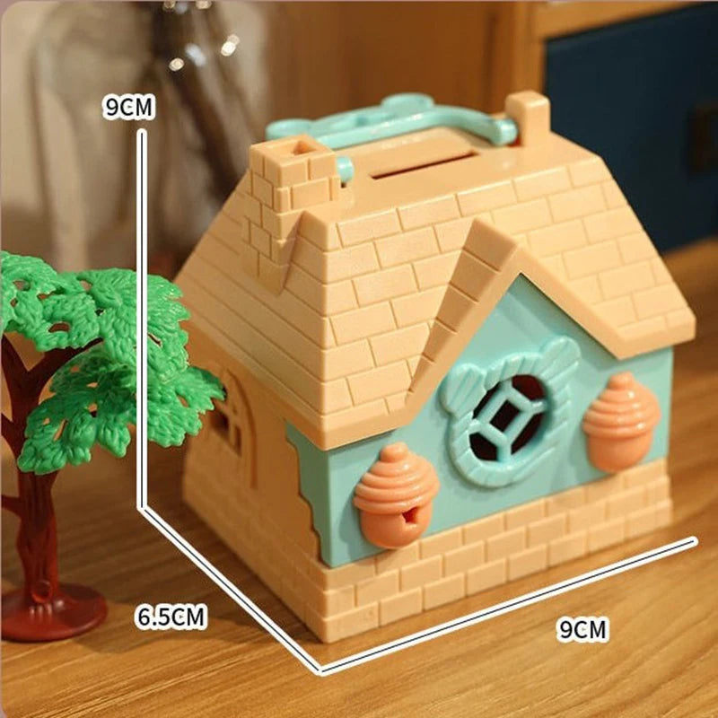 DollHouse Miniature Furniture DIY Doll House With Mini Doll Green Tree Forest Villa Home For Girl Christmas Gift ChildernToys