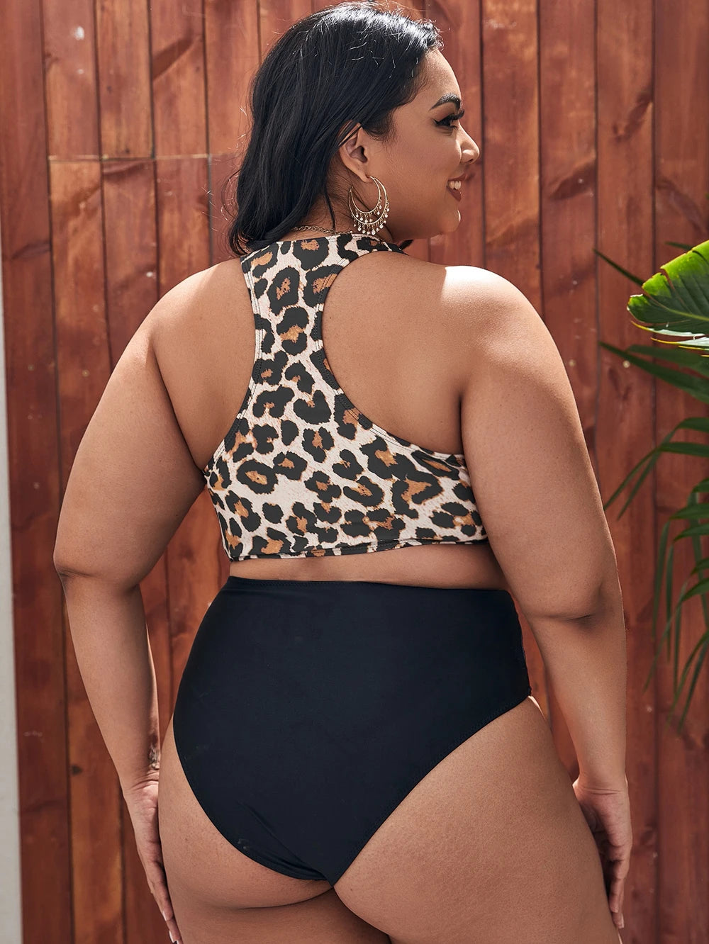 2022 Women Bikinis Set Swimwear Plus Size High Waist Floral Swimsuit Larges Big  Plussize Swimming Suits Bathing Beachwear New