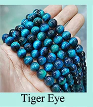 Natural Stone Green Tiger Eye Bracelets Healing Visuddhi Chakra Stress Relief Reiki Yoga Blue Energy Bracelet Jewellry Pulsera
