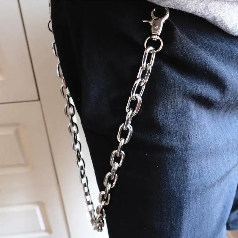 Fashion Punk Hip-hop Chain for Pants Waist Chain Accessories Pants Chain Women Men Metal Pant Chain On Jeans Gadgets for Men