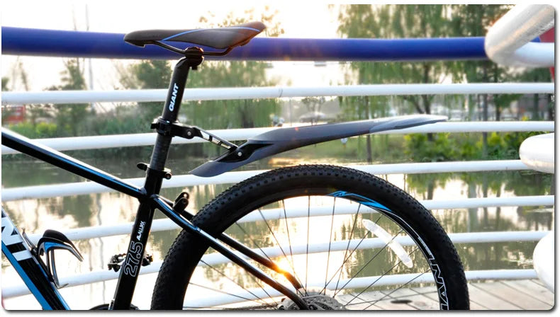 RBRL Bicycle Mudguard Set Mountain Bike Cycling Fender Adjustable MTB Widen Lengthen TPE Patent Quick Release E-Bike Protector