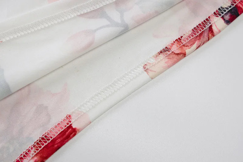 SKMY Floral Dress Women Clothing 2025 Summer New Fashion Print Slim Fit Sexy Night Club Outfit Party Spaghetti Strap Dress