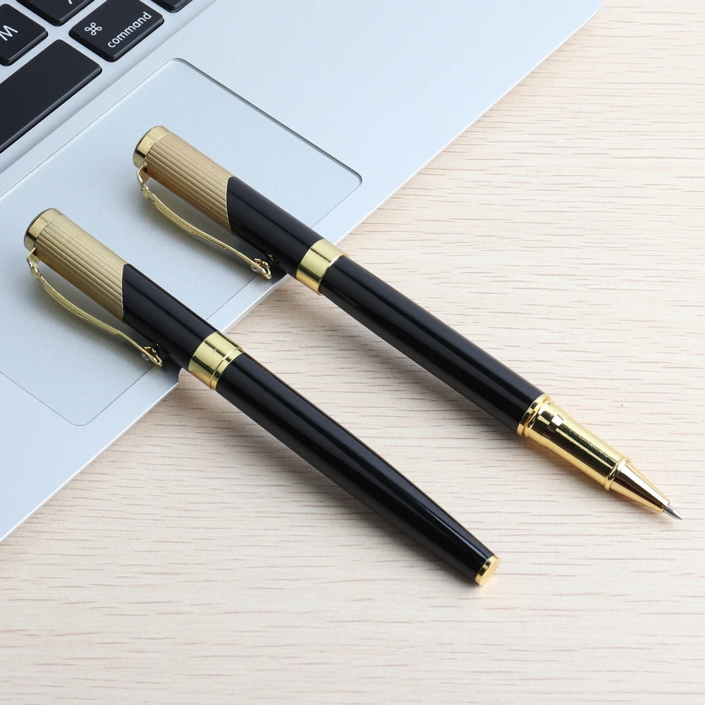 1PCS Metal Gel Pens Signature Pen Calligraphy Pen 0.5mm For Kids Students Writing Office School Supplies Stationery