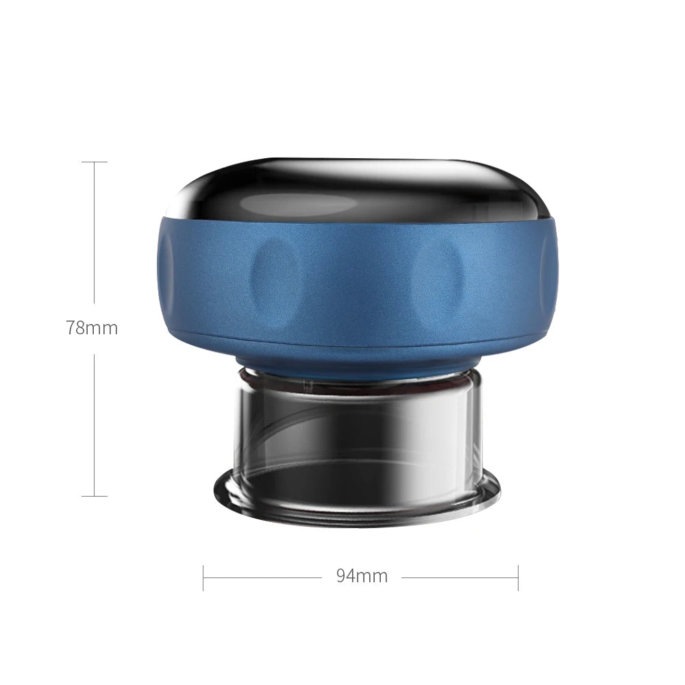 Smart Vacuum Suction Cup Cupping Therapy Massage Jars Anti-Cellulite Massager Body Cups Rechargeable Fat Burning Slimming Device