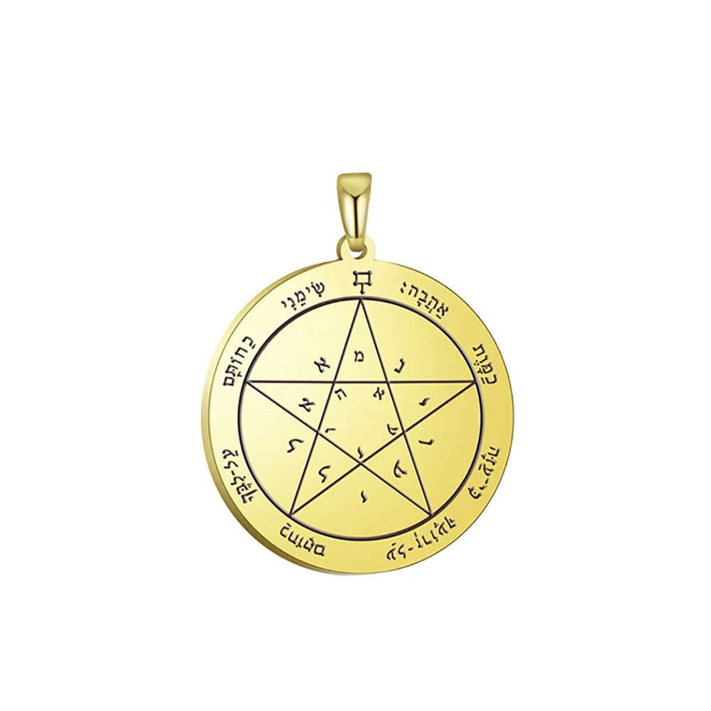 Dawapara DIY Accessories Solomon Pentacle of Venus Amulet Promotes and Strengthen Friendships Talisman Pendant for Necklace