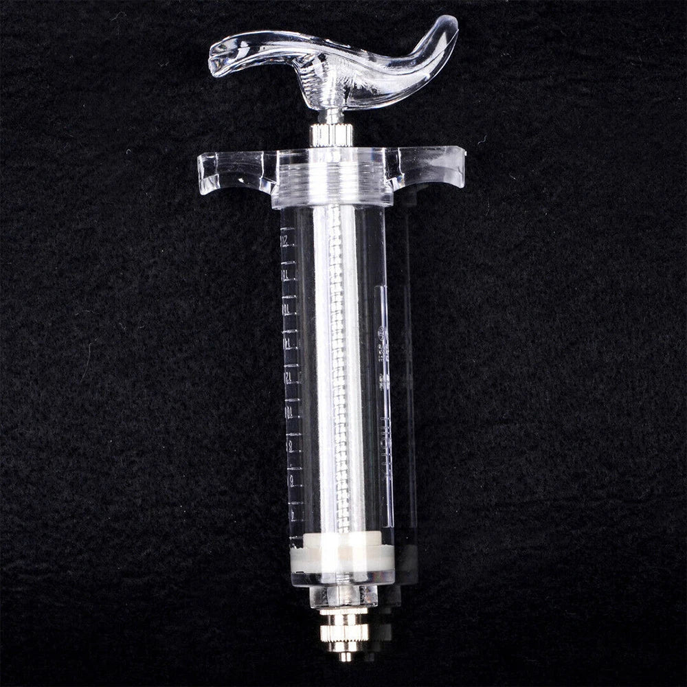 10/20/30/50/100ml Veterinary Plastic Steel Syringe Fine Syringe Feeder Tools Pet Bird Parrot Animal Feeding Accessories