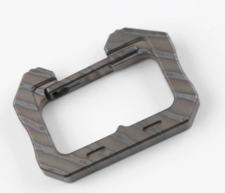 EDC Titanium Alloy Climbing Mountaineering Carabiner Keychain Camping Hiking Snap Gear Clip Backpack Bag Outdoor Tools