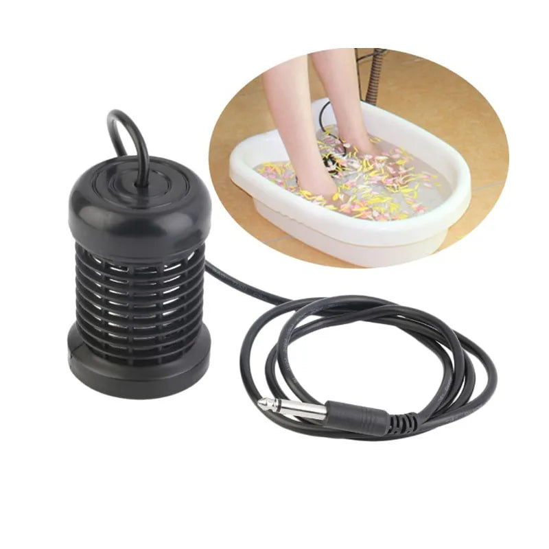 Detox Foot Bath Arrays Ionic Cleanse Round Stainless Steel Array Aqua Spa Foot Massage Relief Tool Far Infrared Heating Belts