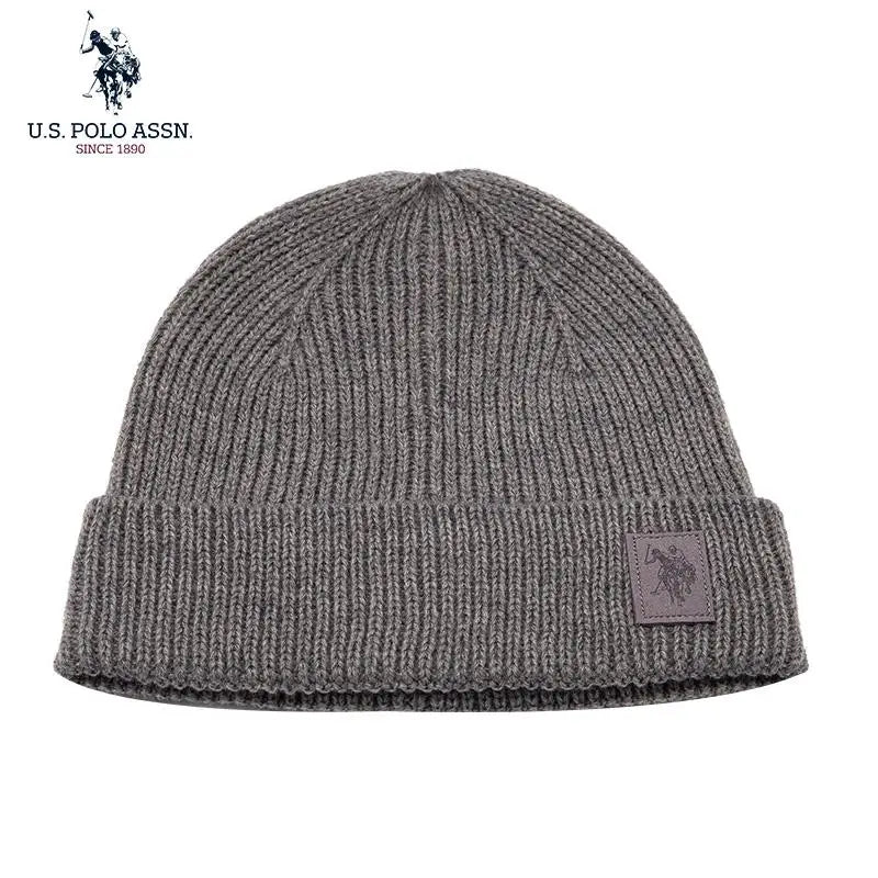 U.S.Polo Assn Autumn And Winter Men's And Women's  Knitted Hats Warm And Casual All-match Trendy Hip-hop Hats Sports Caps