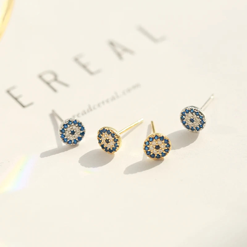 925 Sterling Silver Eye demon Earrings For Women  Trend Personality Lady Fashion Jewelry