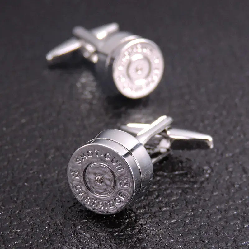 AS High quality playing card Cufflinks new fashion stock hammer dice pistol Cufflinks men's shirt badge pin birthday party gift