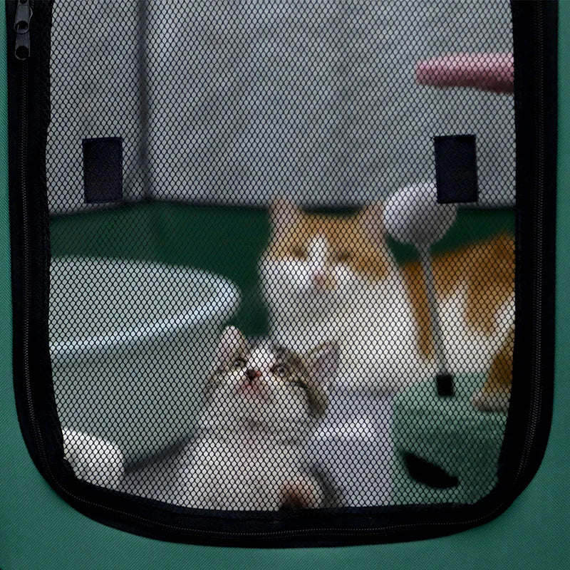 HOOPET Cat Delivery Room Detachable Summer Pet Tent Outdoor Dog Folding Fence Cat Cage Dogs Enclosure Surrounded Pet Supplies