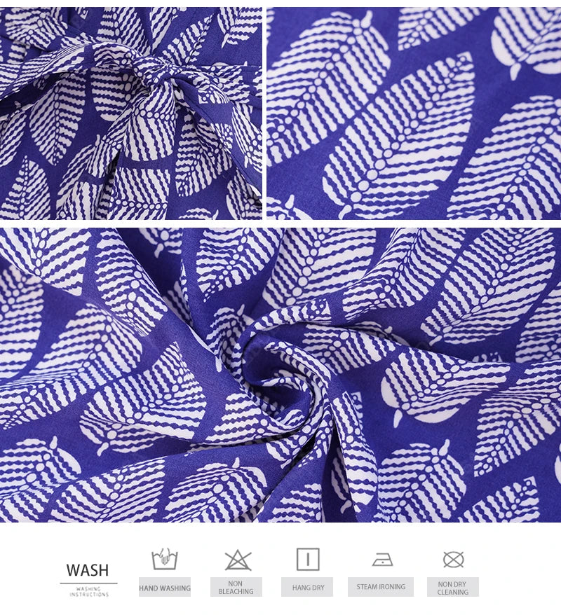 2023 Bikini Cover-ups Black Retro Striped Self Belted Women Summer Clothing Kimono Dress Beach Wear Swim Suit Cover Up Q1225