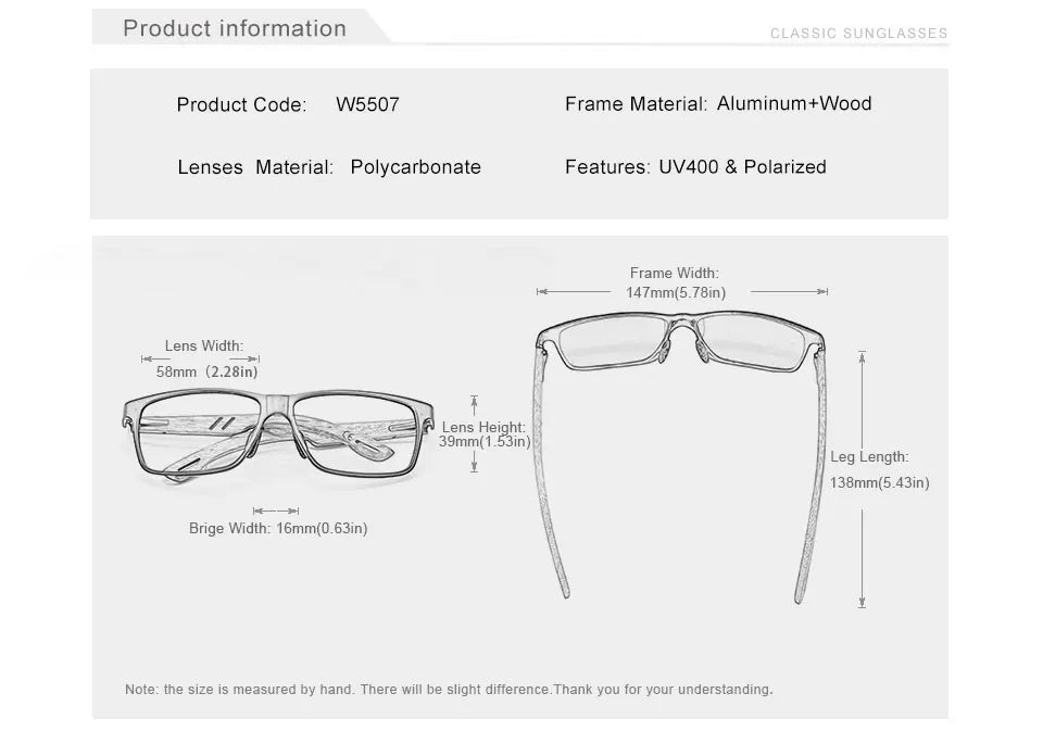 KINGSEVEN Wooden Men Sunglasses Polarized Outdoor Sun Glasses Women Mirror Lens Handmade Fishing Fashion UV400 Eyewear