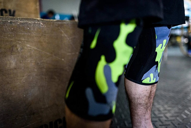 7mm Neoprene Weightlifting Sport Knee Pads Compression Powerlifting Squat Gym Training Knee Support Protector Basketball Kneepad