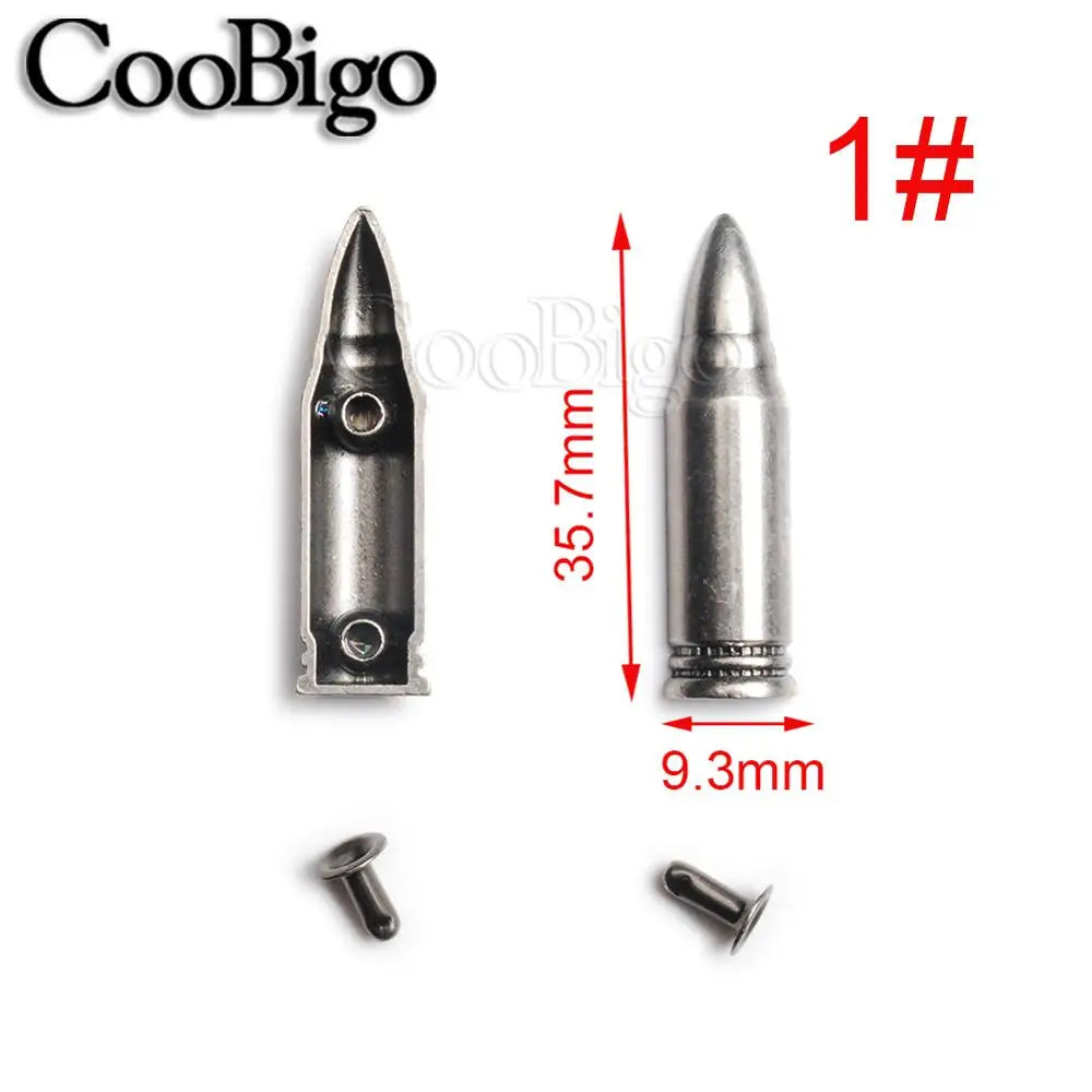 10 Sets Metal Studs Rivets Spike Stylish Riveting Parts for Leather Bag Garment Shoe DIY Craft Accessories Rose Bullet Snowflake