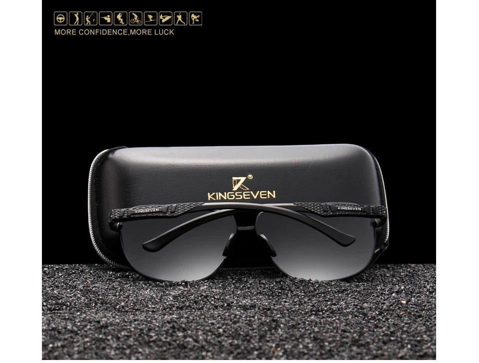 KINGSEVEN Women Men Sunglasses Polarized Mirror Lens Vintage Eyewear Driving Sun glasses Aluminum Temple Gafas de sol Masculino