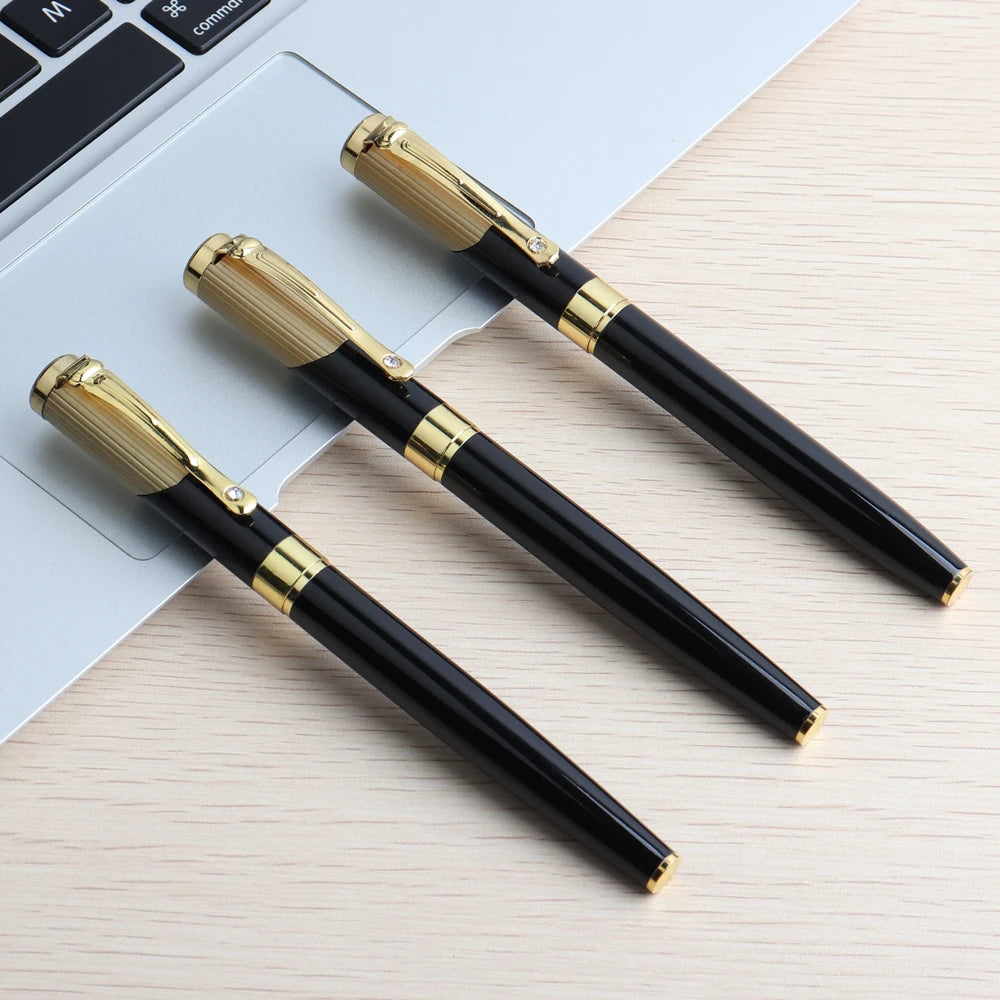 1PCS Metal Gel Pens Signature Pen Calligraphy Pen 0.5mm For Kids Students Writing Office School Supplies Stationery