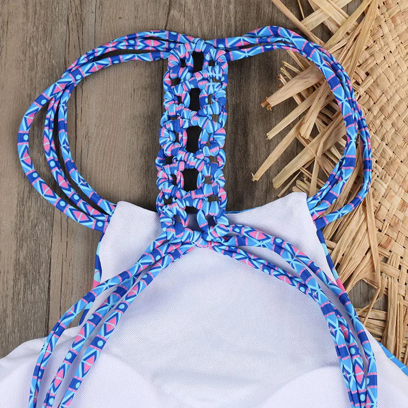 2025 New Bikinis Set Bikini Swimwear Woman Swimsuit Elephant Print Multicolor Low waist Wholesale Pads Push Up Beach Outfit
