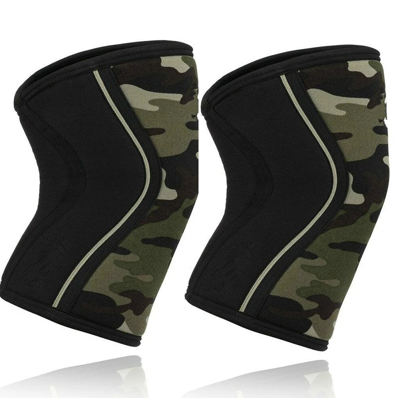 7mm Neoprene Weightlifting Sport Knee Pads Compression Powerlifting Squat Gym Training Knee Support Protector Basketball Kneepad