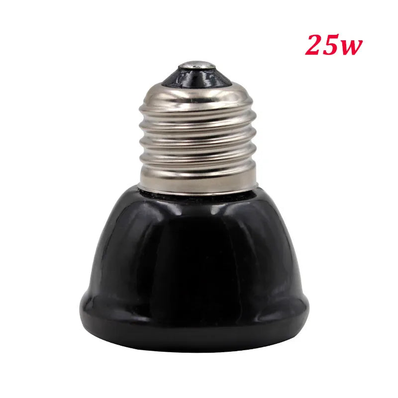E27 Heat Lamp Pet Reptile Far Infrared Ceramic Heating Lamp 220V Mini Heat Emitter Light Bulb 25W 50W 75W 100W 150W 200W