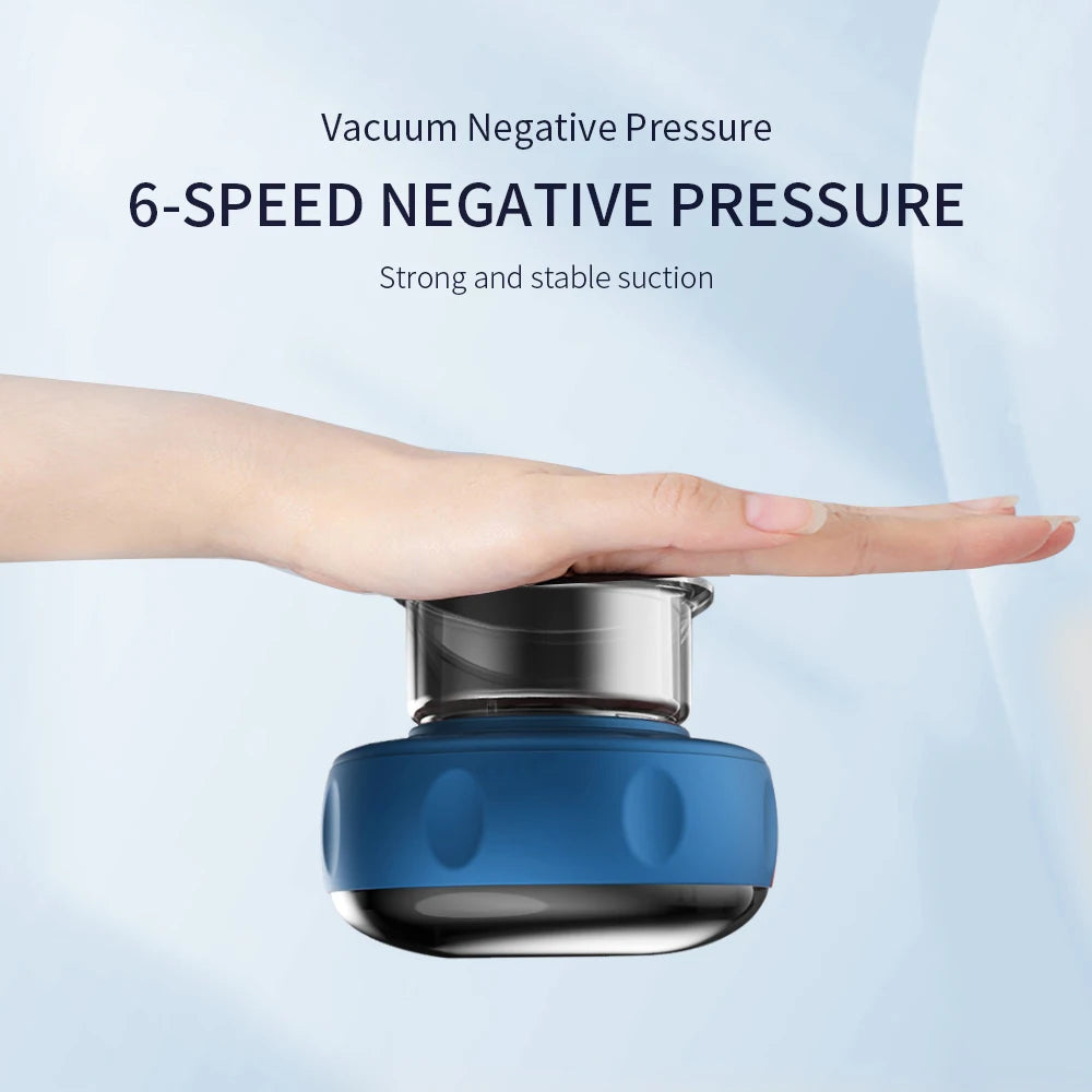 Smart Vacuum Suction Cup Cupping Therapy Massage Jars Anti-Cellulite Massager Body Cups Rechargeable Fat Burning Slimming Device
