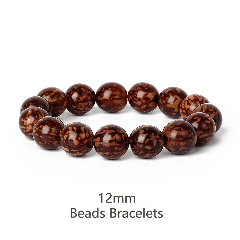 Original Vajra Bodhi Rudraksha Bracelet Men Meditation Mala Bead Bracelets Women Jewelry Nature Prayer Tibetan Buddhism Bracelet