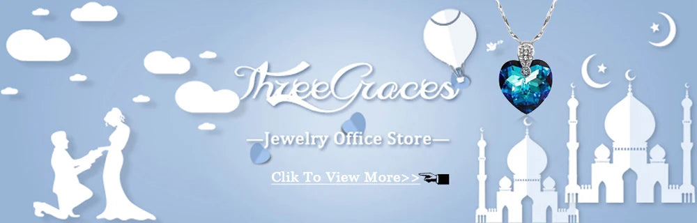 ThreeGraces Brilliant Multi Rainbow Cubic Zirconia Silver Color Wedding Colorful Bracelets for Women Fashion Party Jewelry BR147
