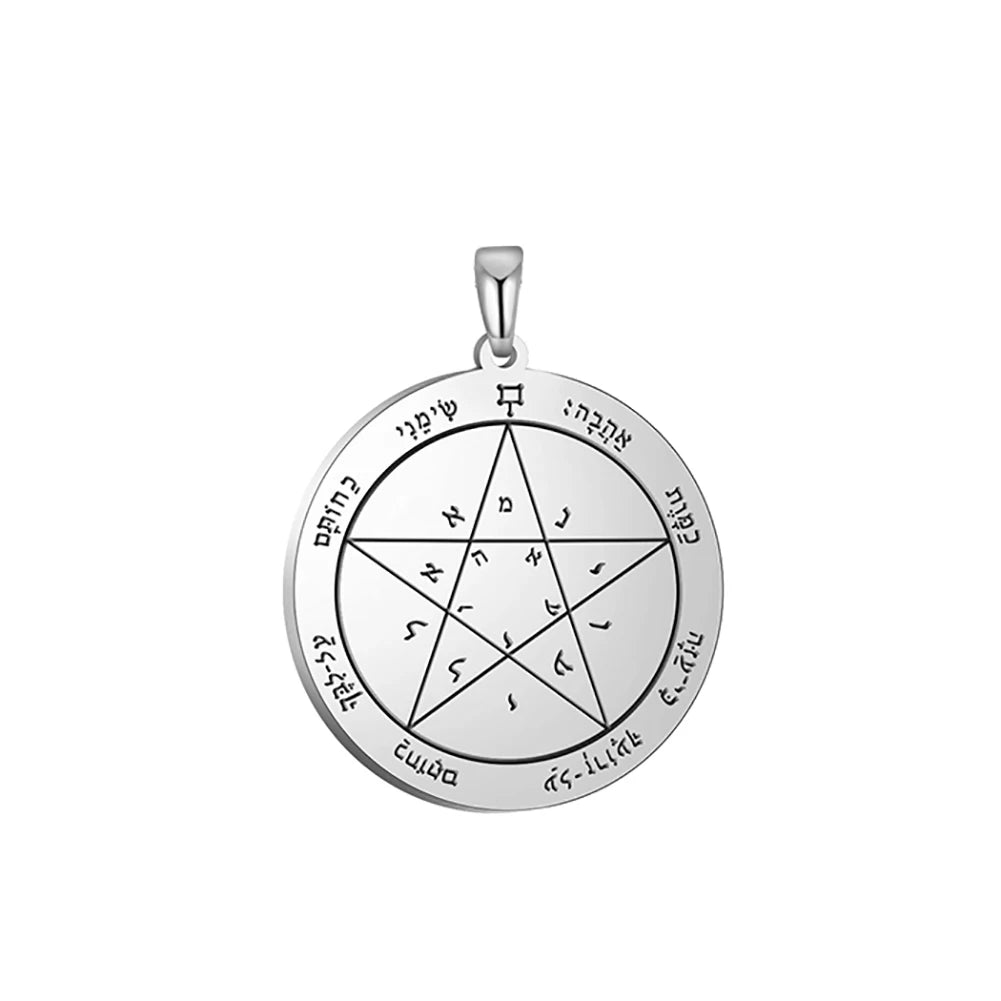Dawapara DIY Accessories Solomon Pentacle of Venus Amulet Promotes and Strengthen Friendships Talisman Pendant for Necklace