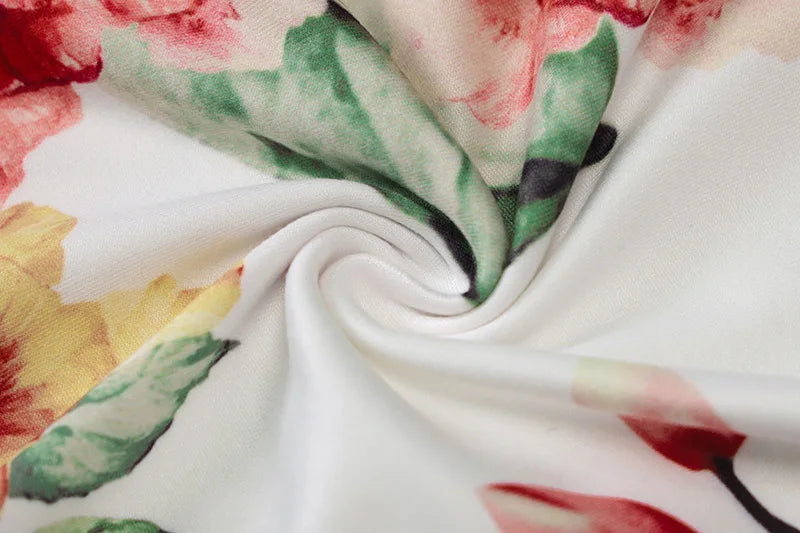 SKMY Floral Dress Women Clothing 2025 Summer New Fashion Print Slim Fit Sexy Night Club Outfit Party Spaghetti Strap Dress