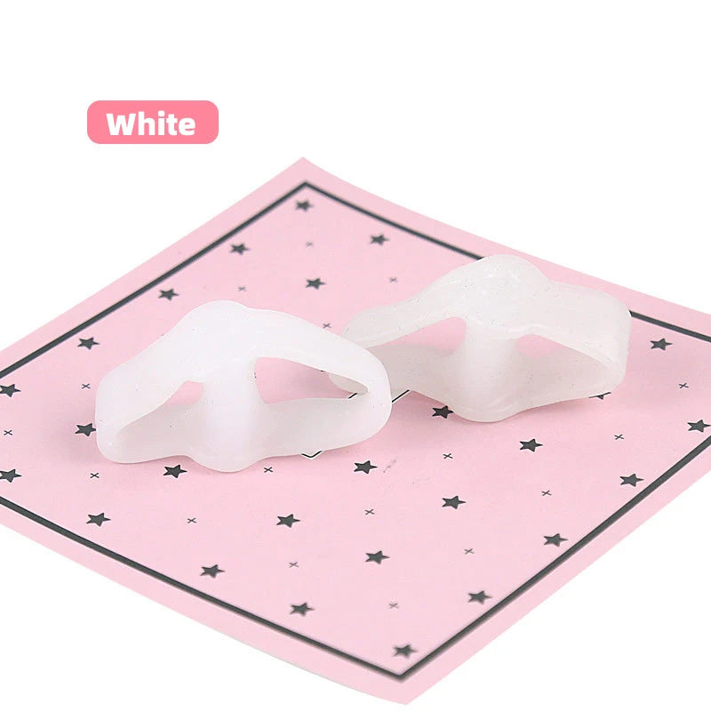 1Pair Interdigital Corrector Foot Massage Toe Separator Thumb Gel Bunion Hallux Valgus Care Protector Orthopedic Pedicure Tools