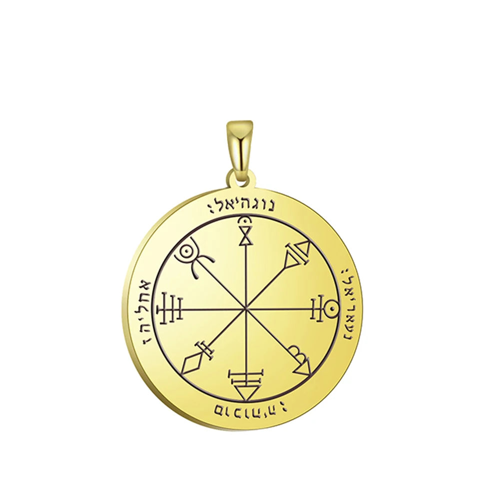 Dawapara DIY Accessories Solomon Pentacle of Venus Amulet Promotes and Strengthen Friendships Talisman Pendant for Necklace