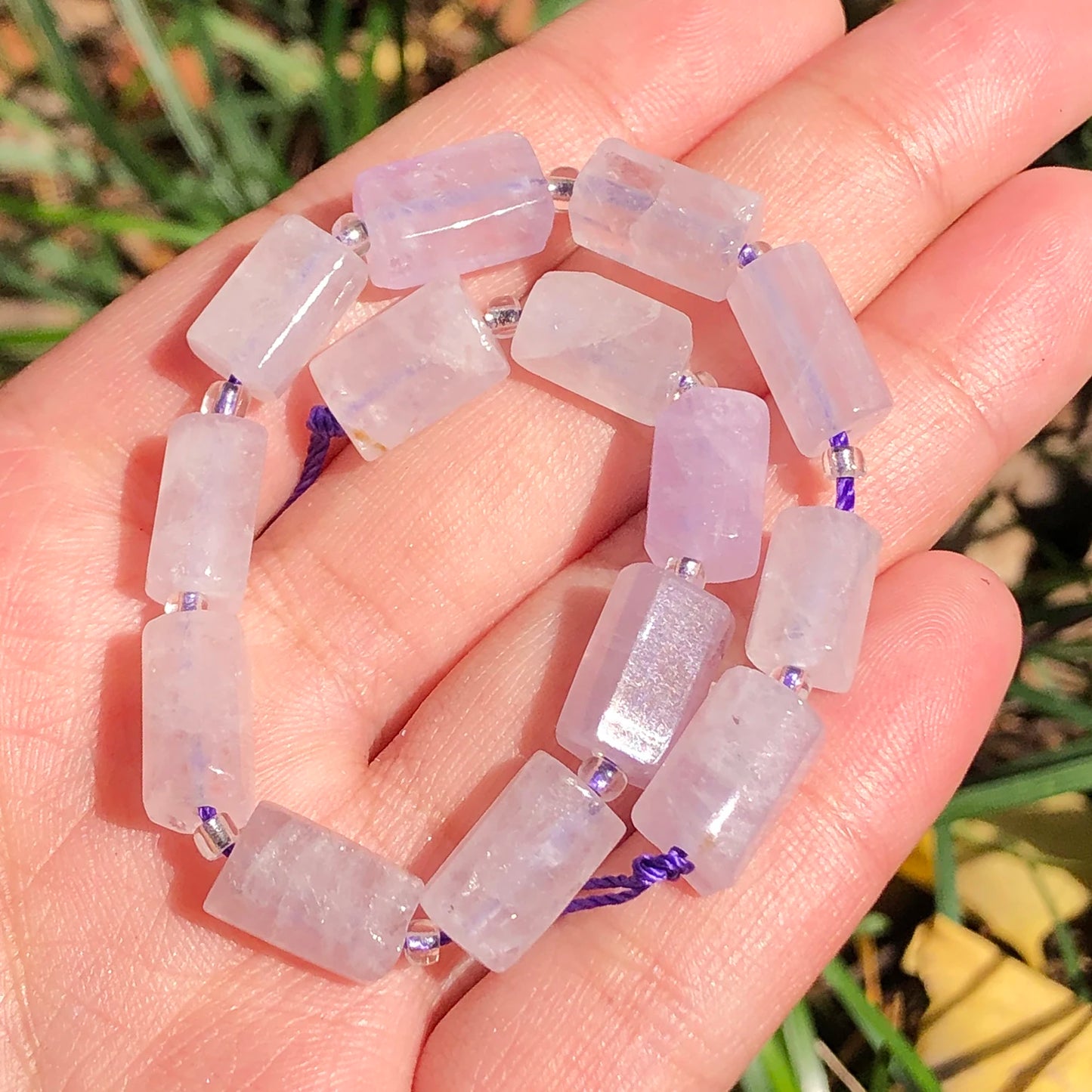 Natural Stone Bead Black Tourmaline Cylinder Shape Loose Spacer Beads for Jewelry Making DIY Bracelet Necklace Accessories 7.5''