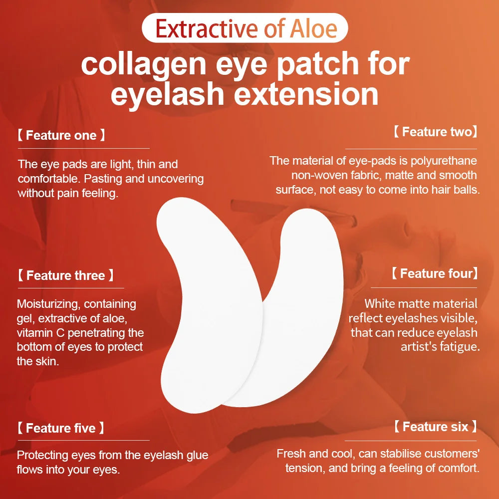 NAGARAKU 60 pairs/pack Under Eye Pads Patches Gel Patch for Eyelash Extensions Make up Tools Under eye pads