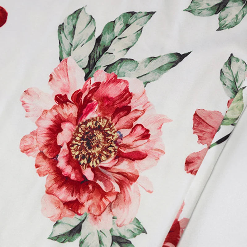 SKMY Floral Dress Women Clothing 2025 Summer New Fashion Print Slim Fit Sexy Night Club Outfit Party Spaghetti Strap Dress