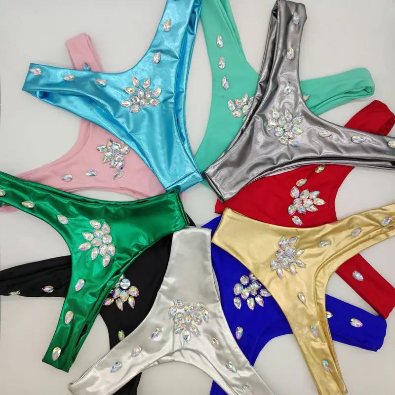 2020 venus vacation Newly added bikini set rhinestone swimwear diamond bathing suit sexy women swimsuit push up beachwear