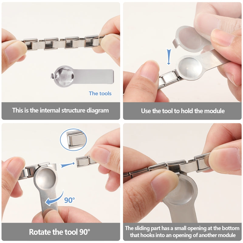 New Fashion Women Romantic Heart Star Zircon 9MM Width Stainless Steel Bracelet Bangle Girls Wedding Christmas Gift Jewelry