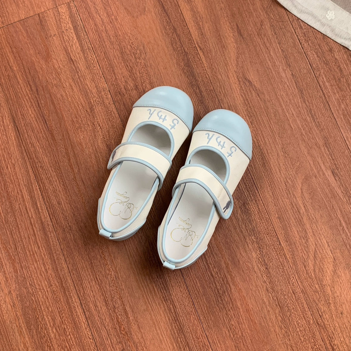 Flat-bottomed Kawaii Leather Shoes Original Design Girls Cute Mary Jane Round Head Shoes Spring and Autumn Lolita Flat Shoes